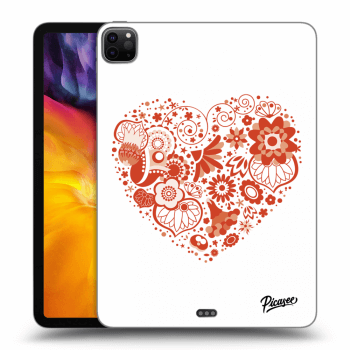 Picasee silikonový průhledný obal pro Apple iPad Pro 11" 2020 (2.gen) - Big heart