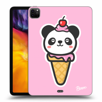 Picasee silikonový černý obal pro Apple iPad Pro 11" 2020 (2.gen) - Ice Cream Panda