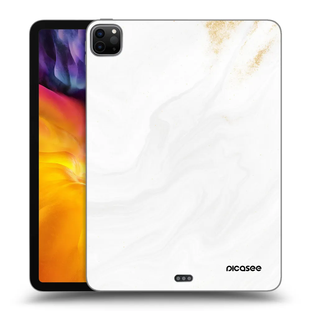 Picasee silikonový černý obal pro Apple iPad Pro 11" 2020 (2.gen) - Bílá