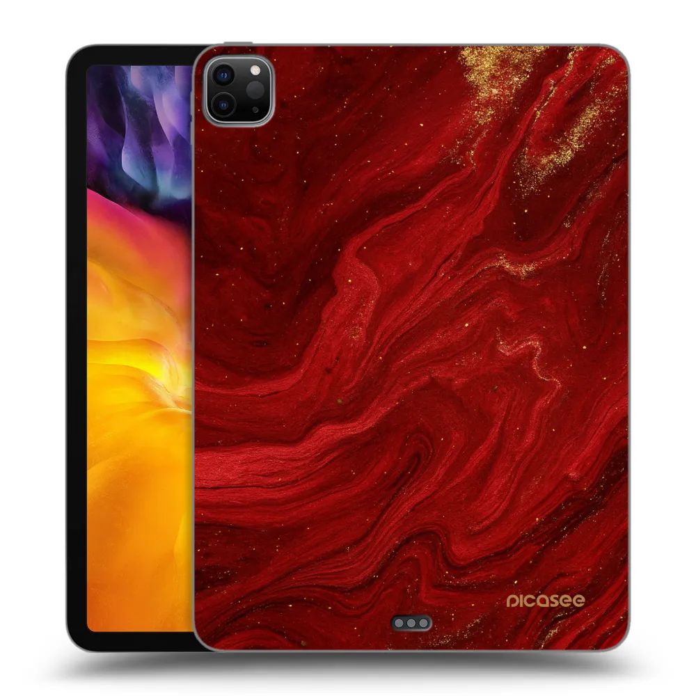 Picasee silikonový černý obal pro Apple iPad Pro 11" 2020 (2.gen) - Červená