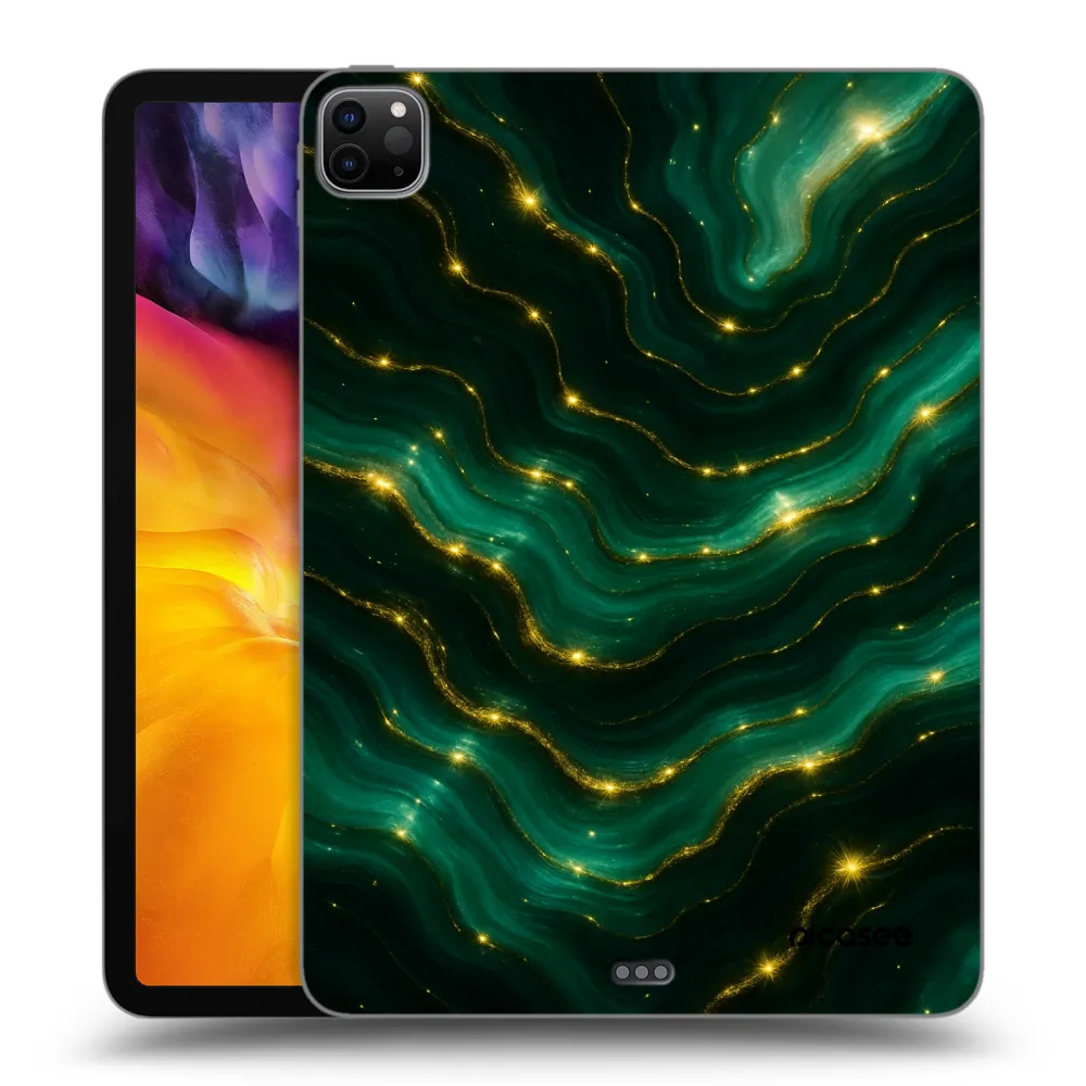 Picasee silikonový černý obal pro Apple iPad Pro 11" 2020 (2.gen) - Emerald