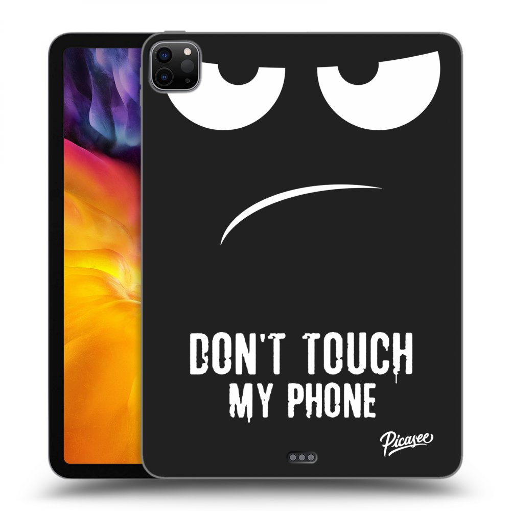Picasee silikonový černý obal pro Apple iPad Pro 11" 2020 (2.gen) - Don't Touch My Phone