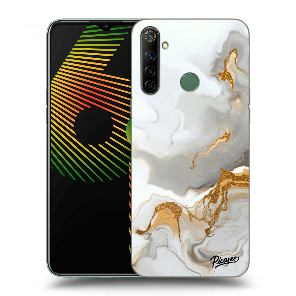 Picasee silikonový černý obal pro Realme 6i - Her