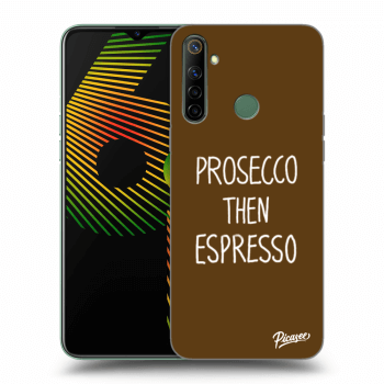 Picasee silikonový průhledný obal pro Realme 6i - Prosecco then espresso