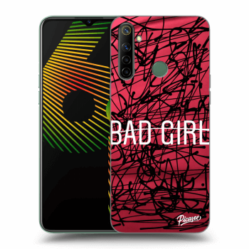 Picasee silikonový černý obal pro Realme 6i - Bad girl