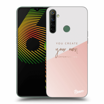 Picasee silikonový černý obal pro Realme 6i - You create your own opportunities