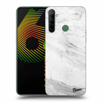 Obal pro Realme 6i - White marble