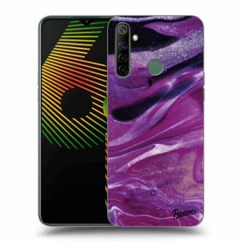 Obal pro Realme 6i - Purple glitter