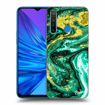 Obal pro Realme 5 - Green Gold