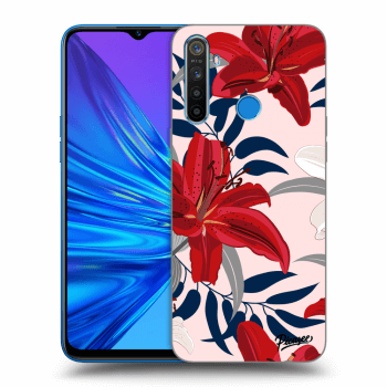 Obal pro Realme 5 - Red Lily