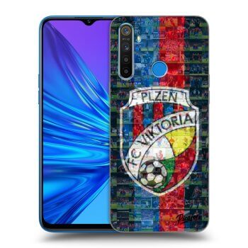 Picasee silikonový průhledný obal pro Realme 5 - FC Viktoria Plzeň A