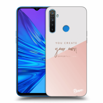 Picasee silikonový průhledný obal pro Realme 5 - You create your own opportunities