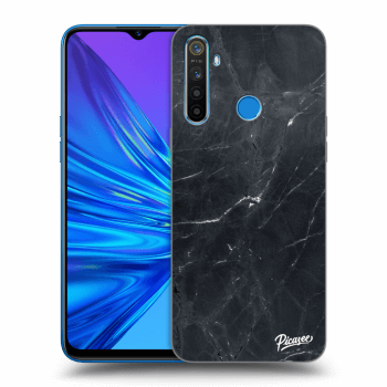 Obal pro Realme 5 - Black marble