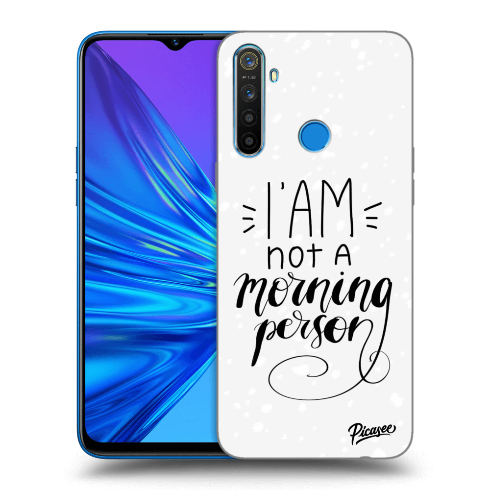 Picasee ULTIMATE CASE pro Realme 5 - I am not a morning person