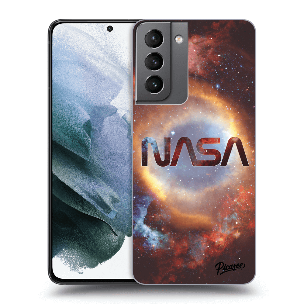 Picasee silikonový průhledný obal pro Samsung Galaxy S21 5G G991B - Nebula