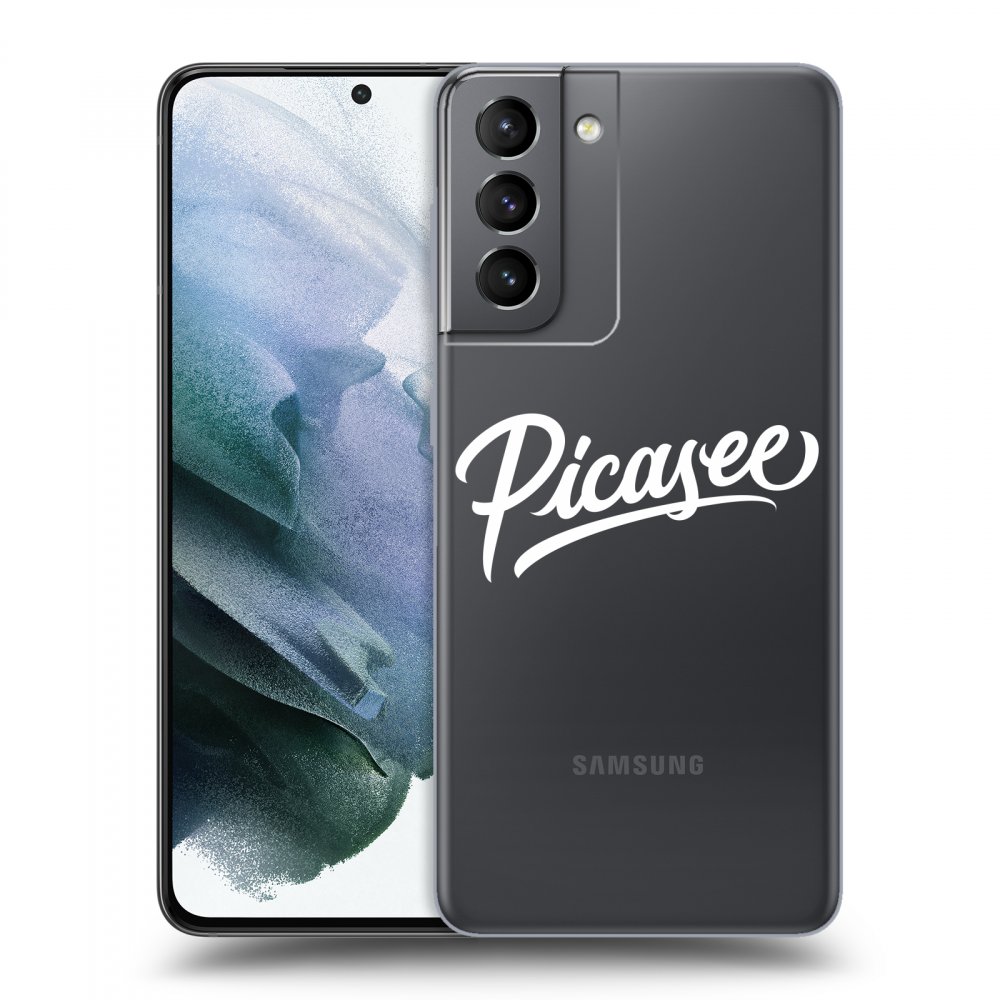 Picasee silikonový průhledný obal pro Samsung Galaxy S21 5G G991B - Picasee - White
