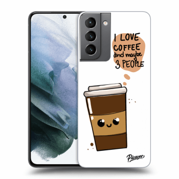 Picasee ULTIMATE CASE pro Samsung Galaxy S21 5G G991B - Cute coffee