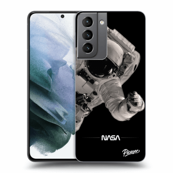 Picasee silikonový průhledný obal pro Samsung Galaxy S21 5G G991B - Astronaut Big