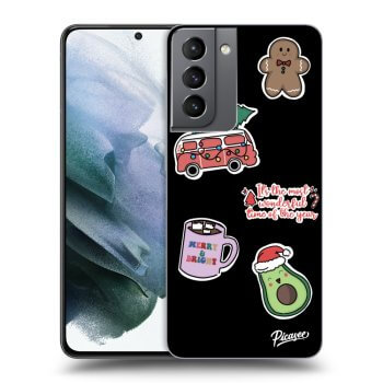 Picasee ULTIMATE CASE pro Samsung Galaxy S21 5G G991B - Christmas Stickers