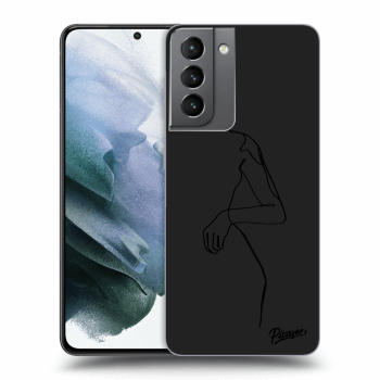 Picasee silikonový černý obal pro Samsung Galaxy S21 5G G991B - Simple body