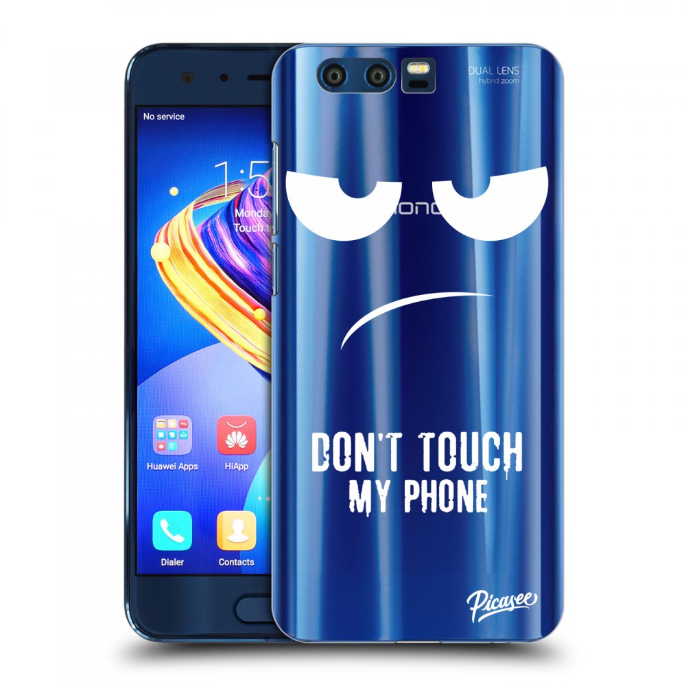 Picasee silikonový průhledný obal pro Honor 9 - Don't Touch My Phone