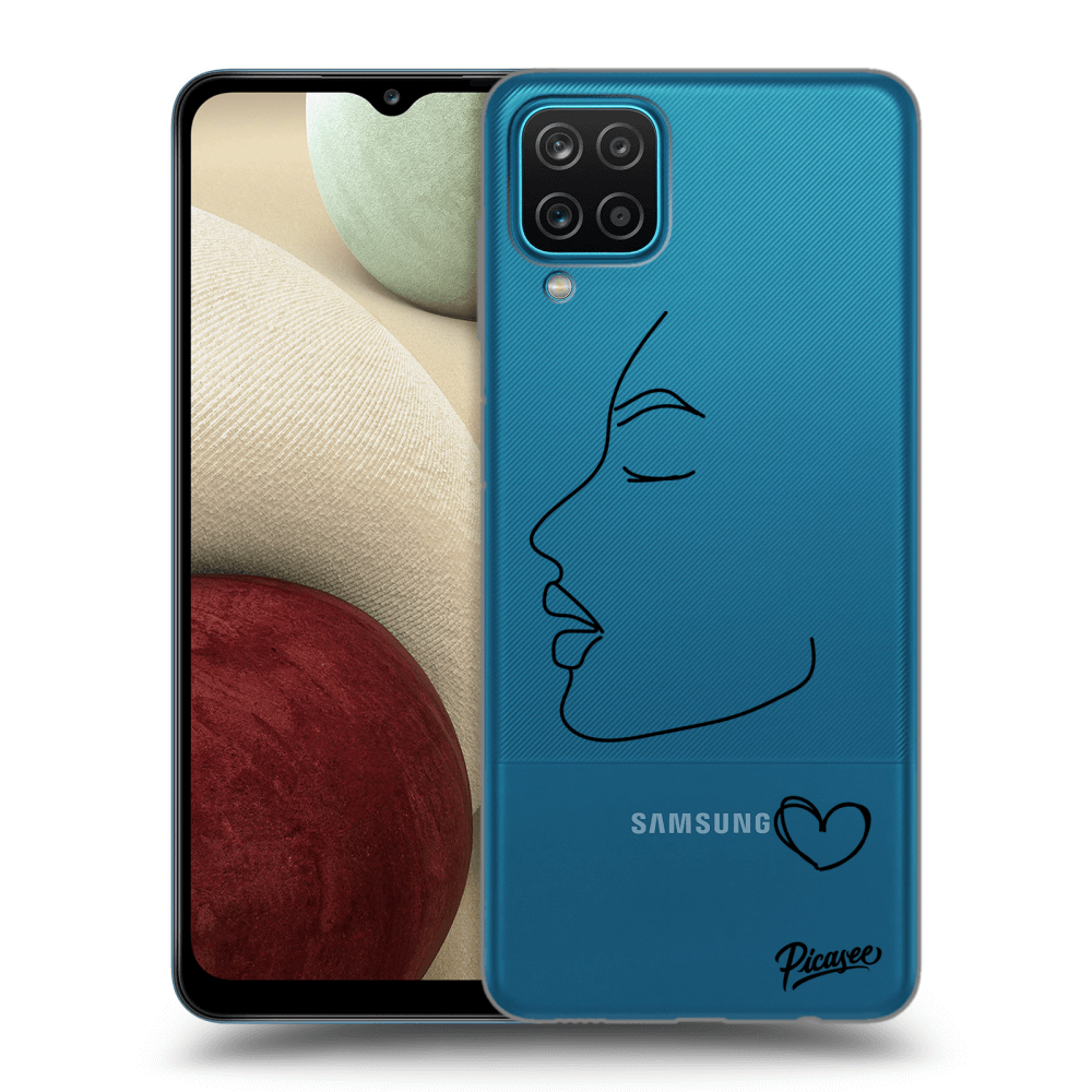 Picasee silikonový průhledný obal pro Samsung Galaxy A12 A125F - Couple girl