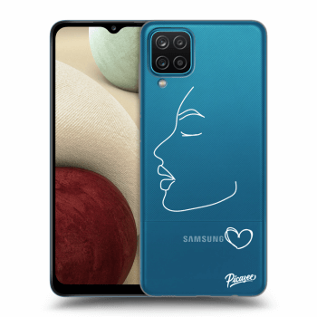 Picasee silikonový průhledný obal pro Samsung Galaxy A12 A125F - Couple girl White