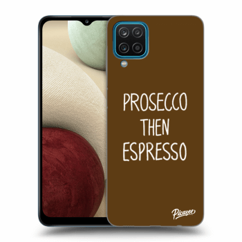 Picasee ULTIMATE CASE pro Samsung Galaxy A12 A125F - Prosecco then espresso