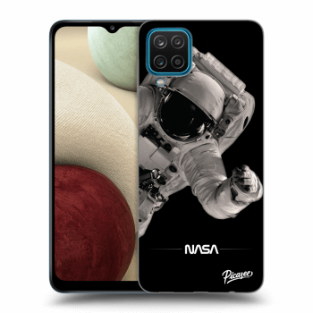 Picasee silikonový průhledný obal pro Samsung Galaxy A12 A125F - Astronaut Big