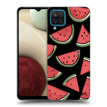 Picasee silikonový černý obal pro Samsung Galaxy A12 A125F - Melone