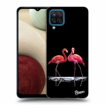 Obal pro Samsung Galaxy A12 A125F - Flamingos couple
