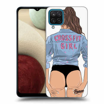 Picasee ULTIMATE CASE pro Samsung Galaxy A12 A125F - Crossfit girl - nickynellow