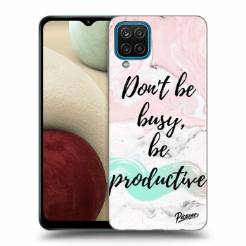 Picasee ULTIMATE CASE pro Samsung Galaxy A12 A125F - Don't be busy, be productive