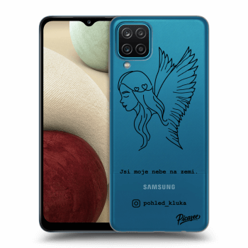 Picasee silikonový průhledný obal pro Samsung Galaxy A12 A125F - Heaven