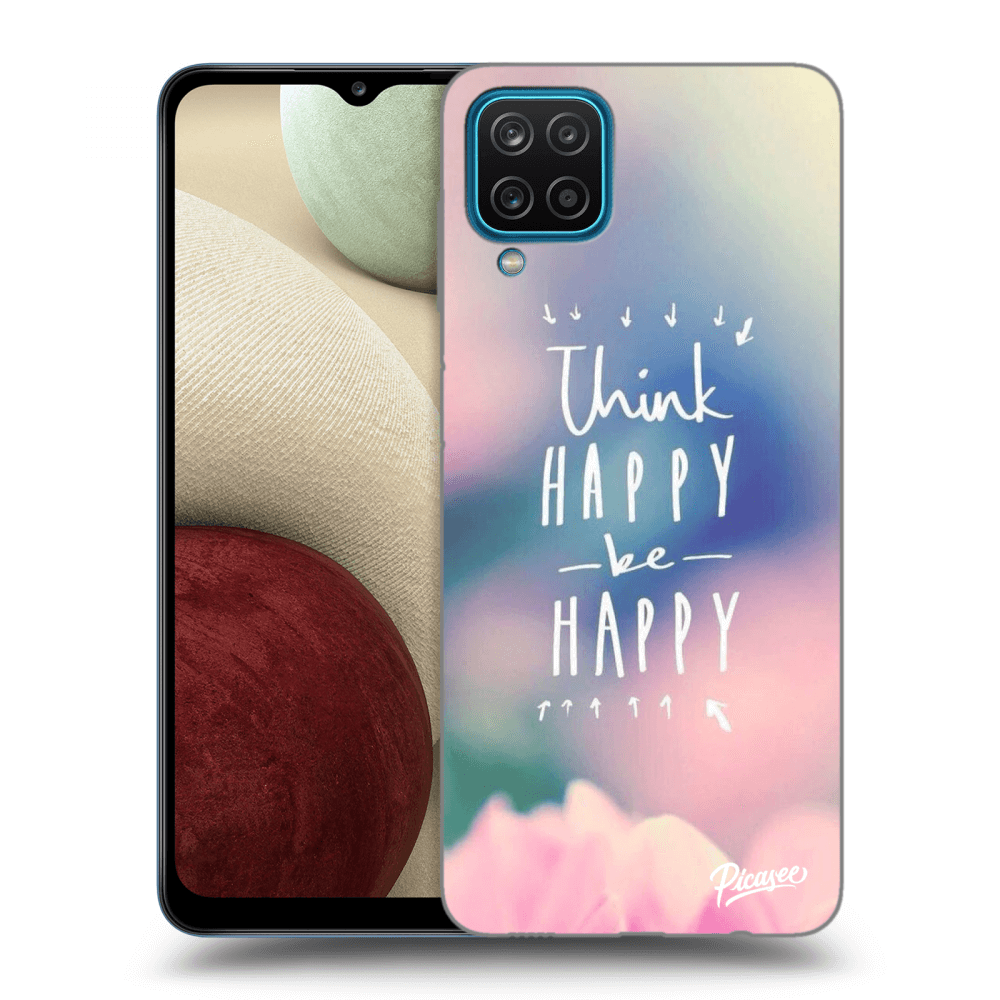 Picasee ULTIMATE CASE pro Samsung Galaxy A12 A125F - Think happy be happy