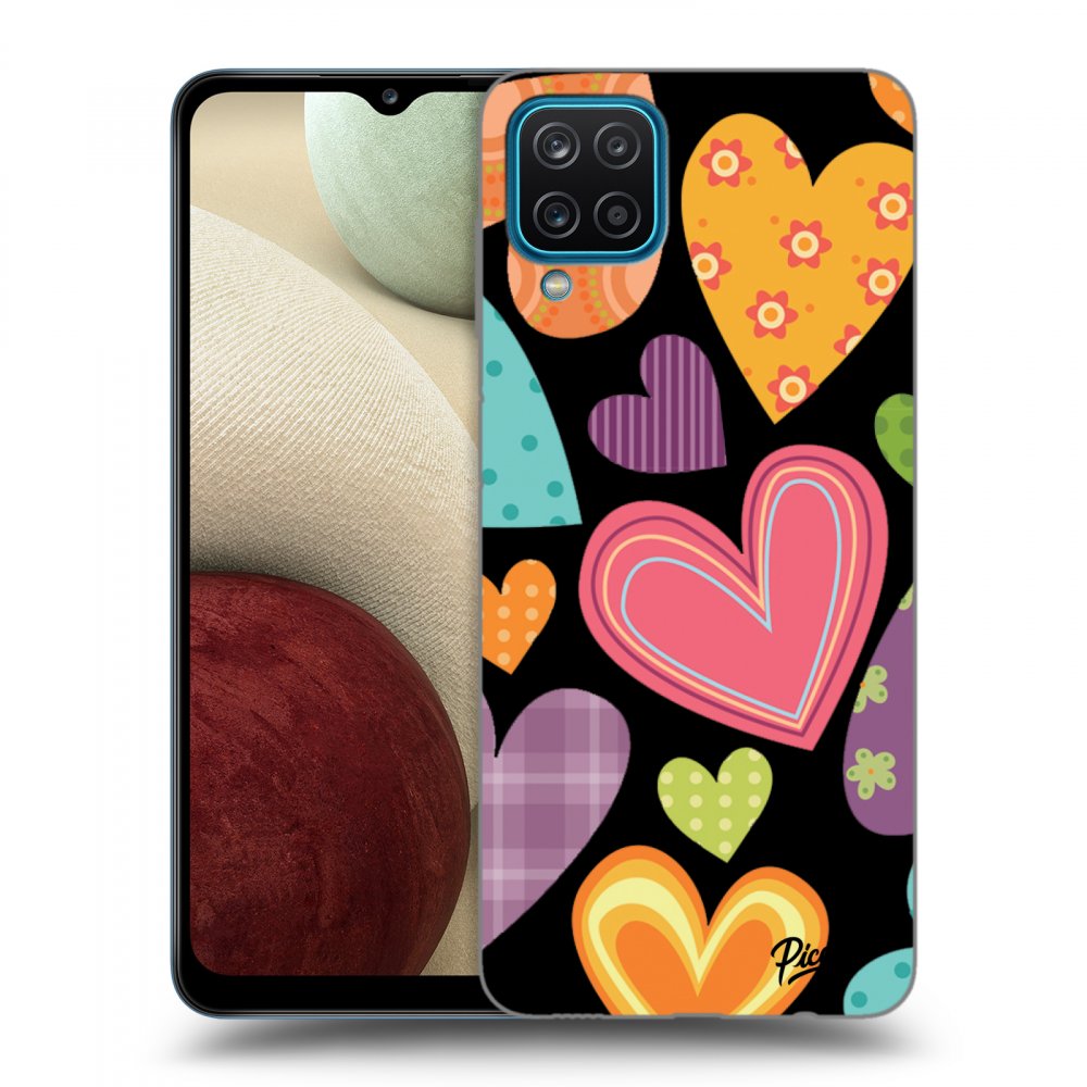 Picasee ULTIMATE CASE pro Samsung Galaxy A12 A125F - Colored heart