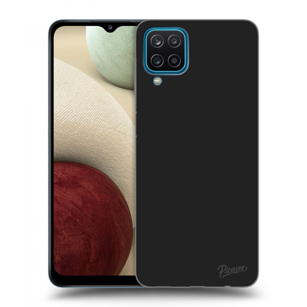 Picasee silikonový černý obal pro Samsung Galaxy A12 A125F - Clear