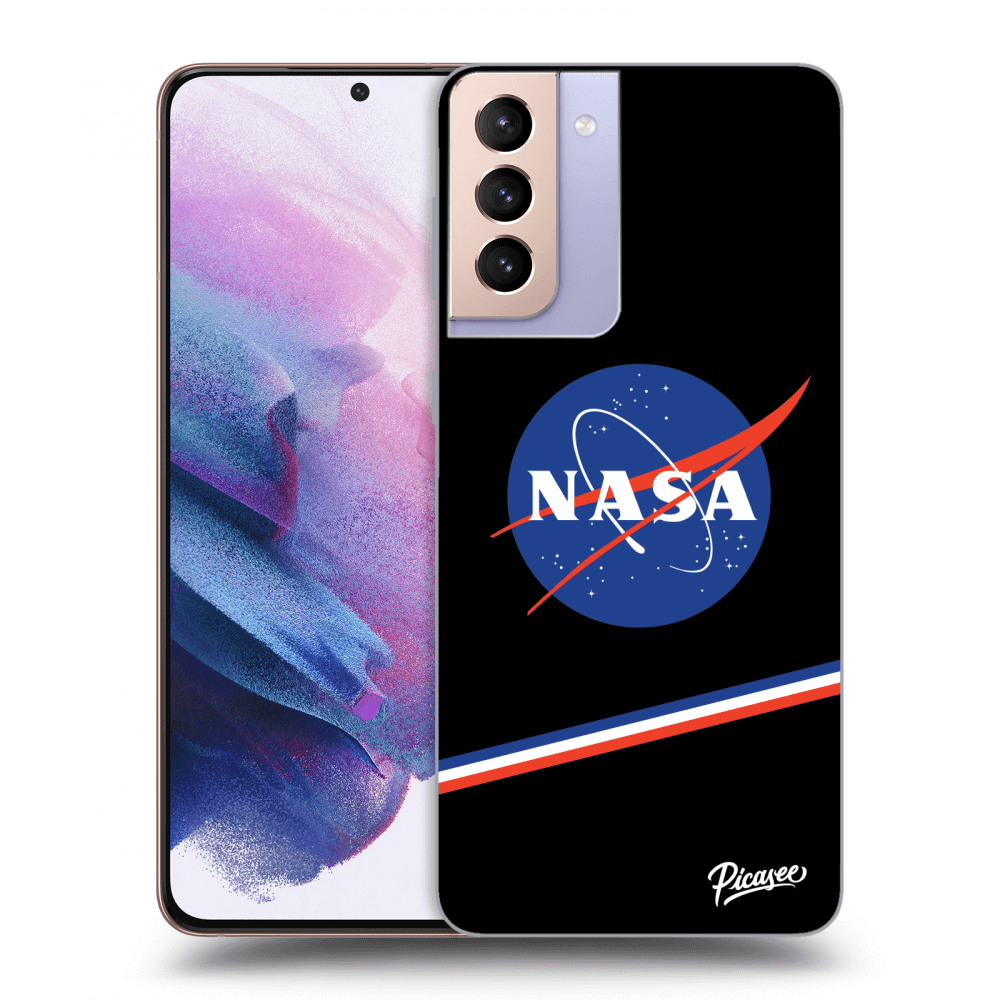 Picasee silikonový černý obal pro Samsung Galaxy S21+ 5G G996F - NASA Original