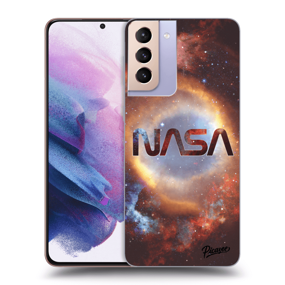 Picasee silikonový průhledný obal pro Samsung Galaxy S21+ 5G G996F - Nebula