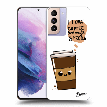 Obal pro Samsung Galaxy S21+ 5G G996F - Cute coffee