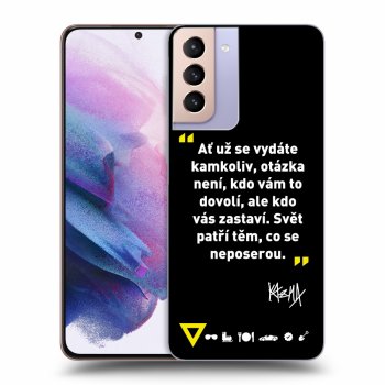 Obal pro Samsung Galaxy S21+ 5G G996F - Kazma - SVĚT PATŘÍ TĚM, CO SE NEPOSEROU