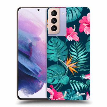 Obal pro Samsung Galaxy S21+ G996F - Pink Monstera