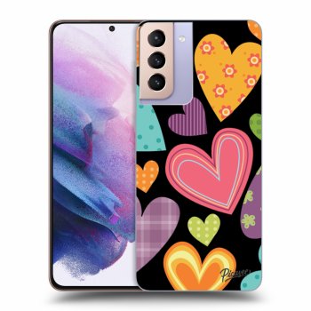 Picasee ULTIMATE CASE pro Samsung Galaxy S21+ 5G G996F - Colored heart