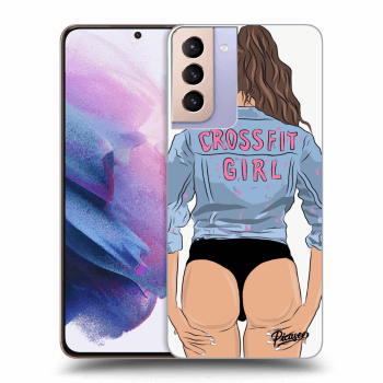 Obal pro Samsung Galaxy S21+ 5G G996F - Crossfit girl - nickynellow