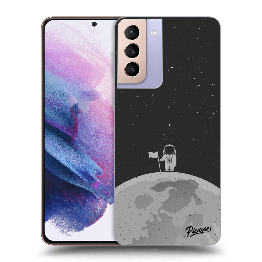 Picasee silikonový průhledný obal pro Samsung Galaxy S21+ 5G G996F - Astronaut