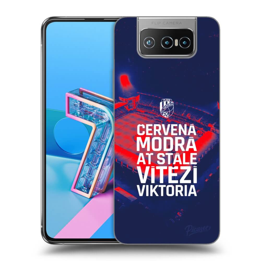 Picasee silikonový průhledný obal pro Asus Zenfone 7 ZS670KS - FC Viktoria Plzeň E