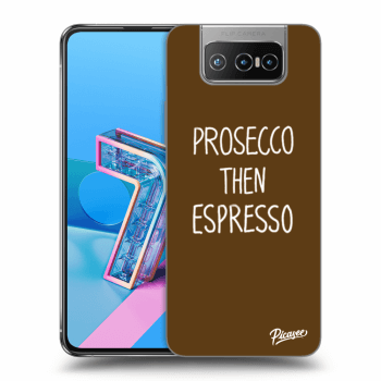 Picasee silikonový průhledný obal pro Asus Zenfone 7 ZS670KS - Prosecco then espresso