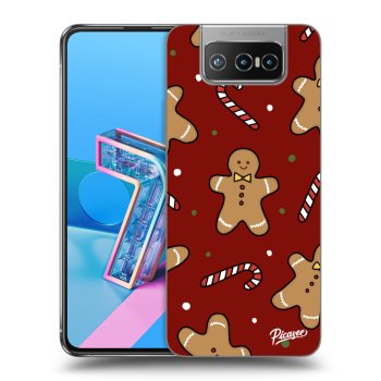 Picasee silikonový průhledný obal pro Asus Zenfone 7 ZS670KS - Gingerbread 2