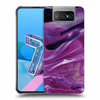 Obal pro Asus Zenfone 7 ZS670KS - Purple glitter