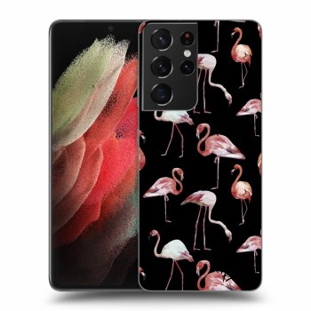 Picasee ULTIMATE CASE pro Samsung Galaxy S21 Ultra 5G G998B - Flamingos